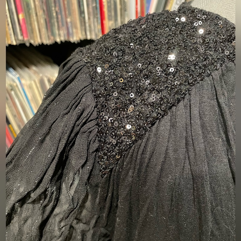 Anthropologie Bl-nk Sequin-Embellished Blouse - Picture 6 of 8